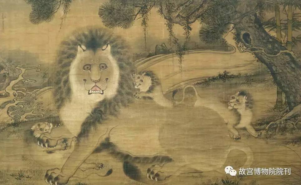 明 周全 狮子图 日本东京国立博物馆藏