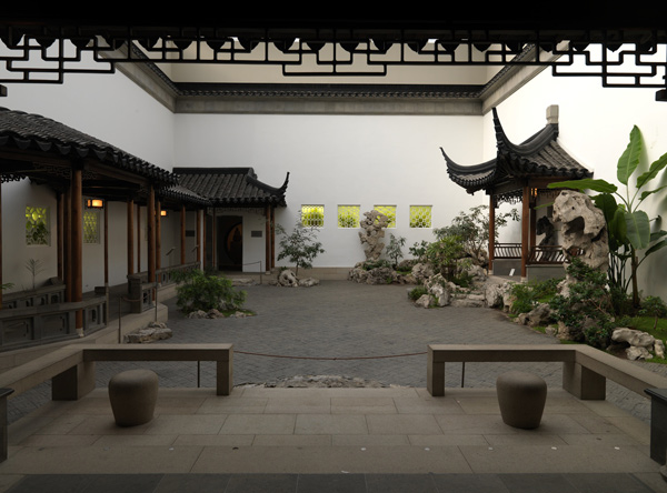 阿斯特园林(明轩),展厅217。图片摄于 1980年。 2