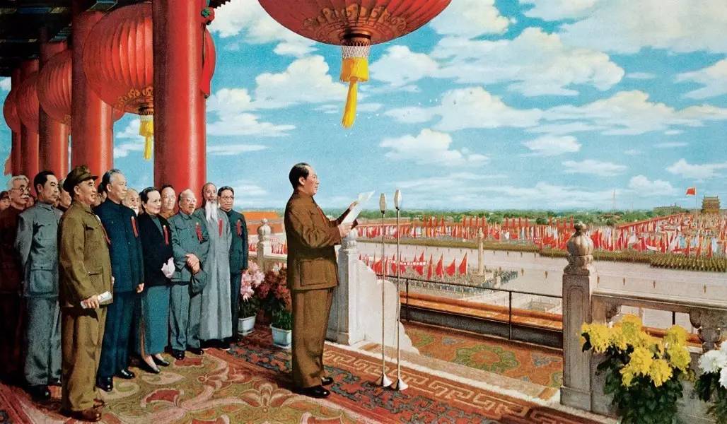 董希文《开国大典》 230400cm 1952年 第一版