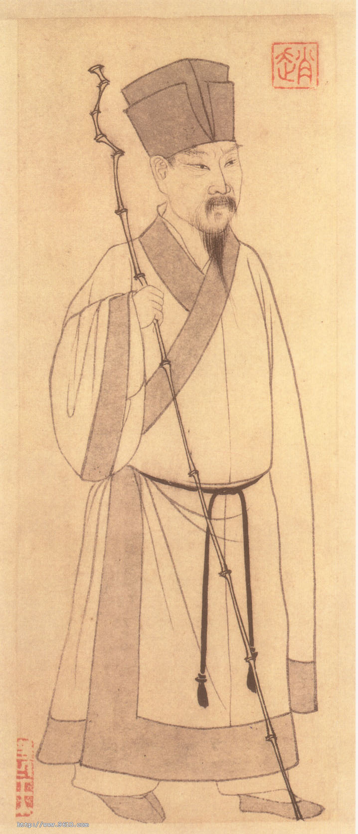 赵孟頫绘 苏东坡.jpg 赵孟頫绘 苏东坡.jpg