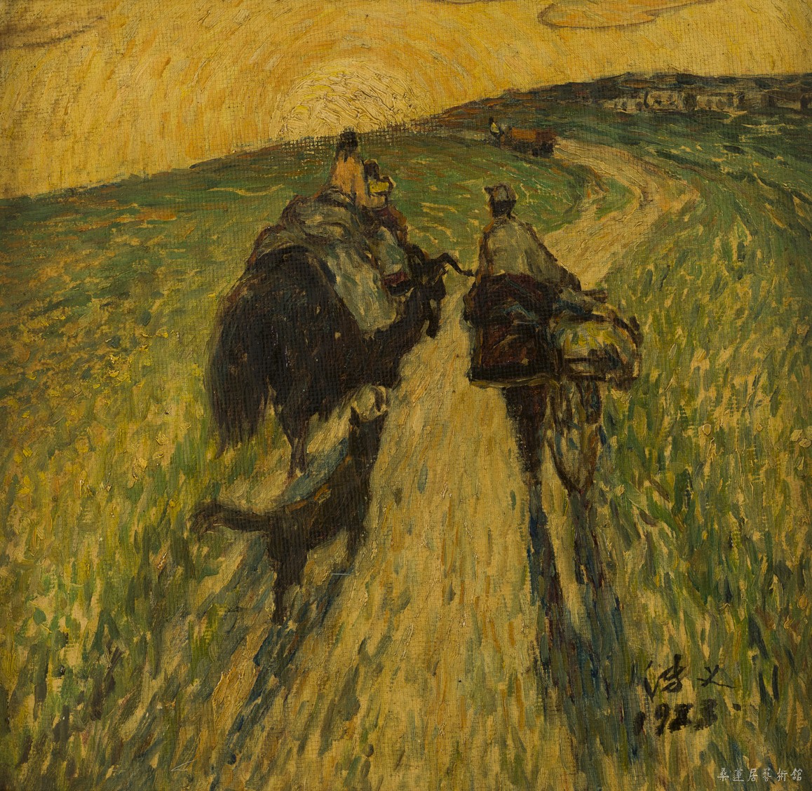 晨光 38×37cm