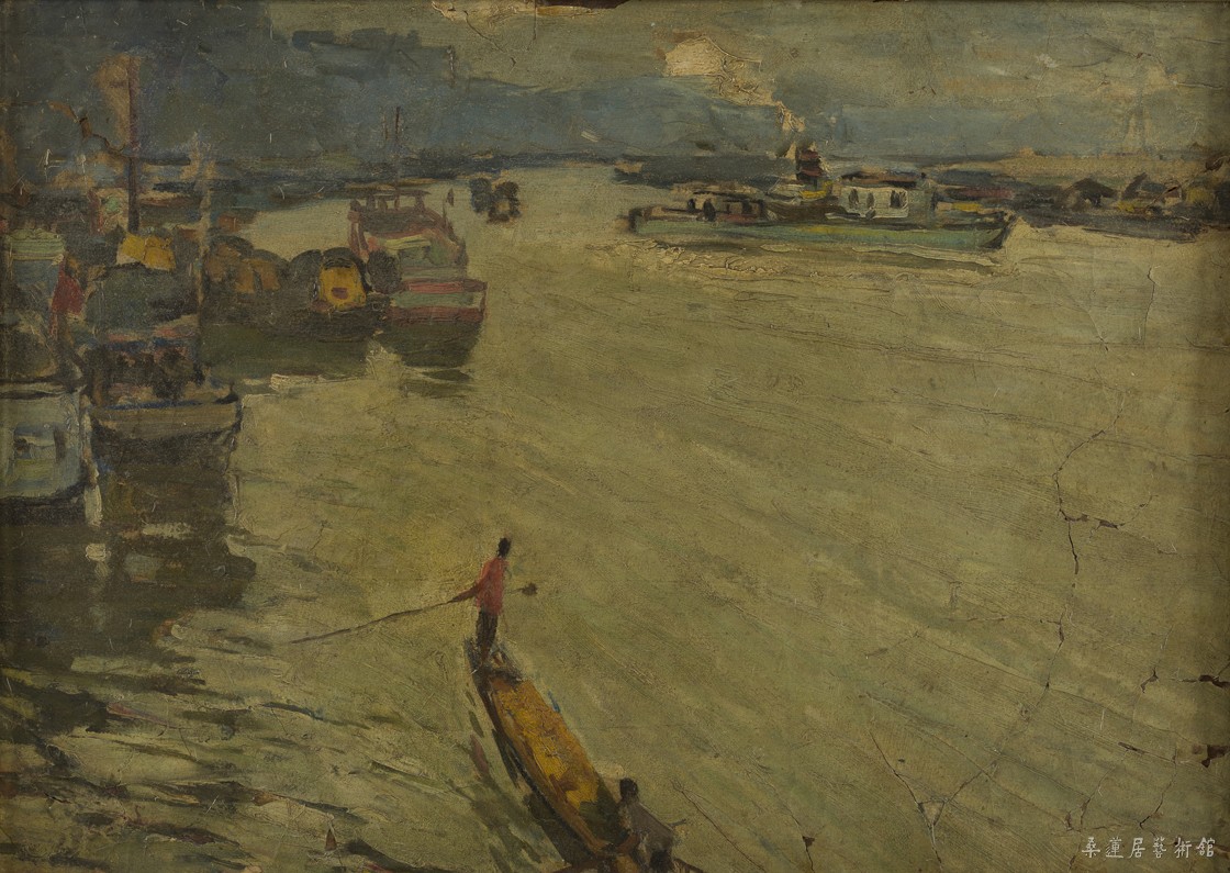 嘉陵春晓 60×80cm 1962年