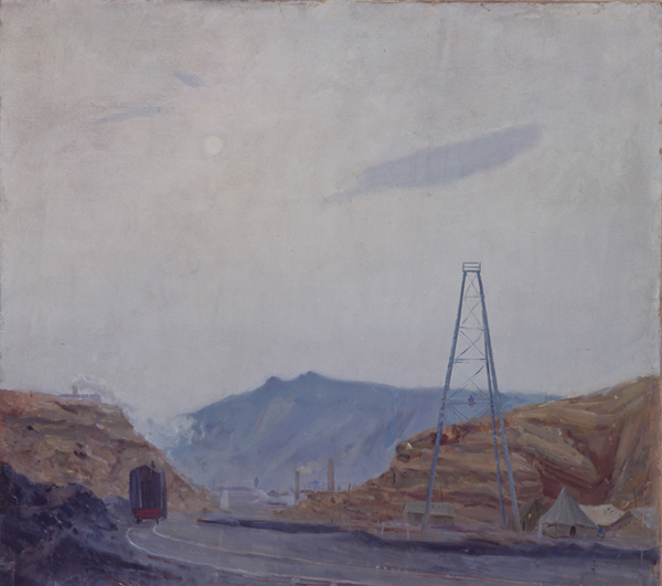 谌北新《薄暮》 120ch×120cm 布面油画 1957年作缩图