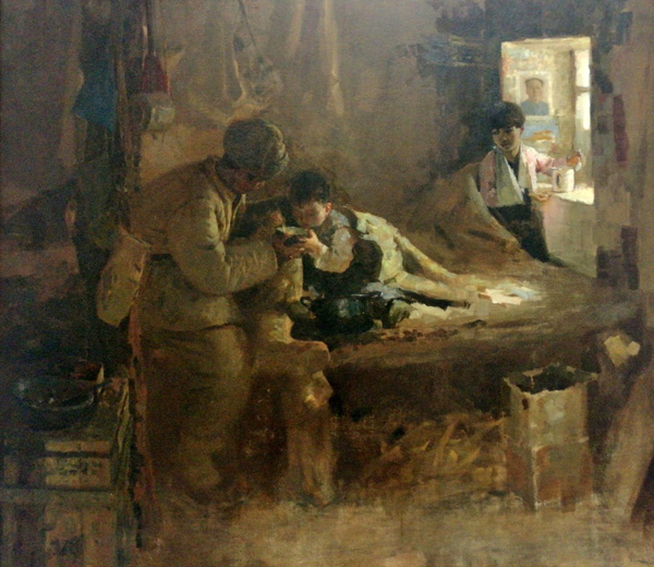 高虹《孤儿》 139cm×160cm 布面油画 1957年 副本 缩图