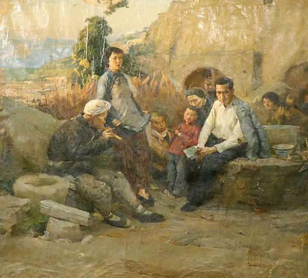 于长拱《冼星海在陕北》 170×180cm 布面油画 1957年 副本 缩图