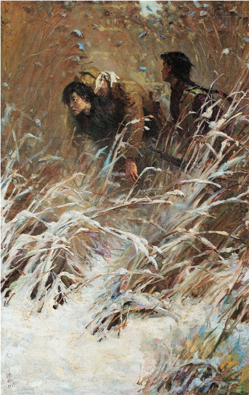 王德威 《英雄的姐妹们》199cm×124cm 油画 1957年