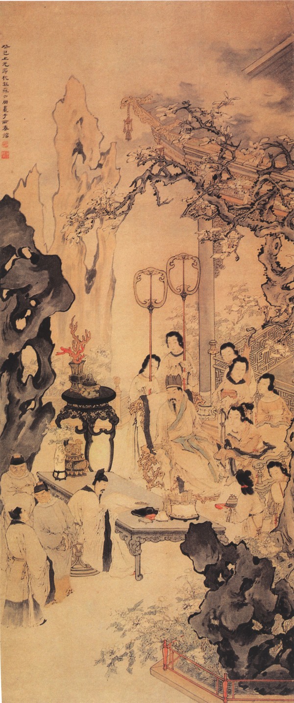 苏六朋 清平调图