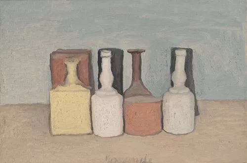 莫兰迪的静物油画