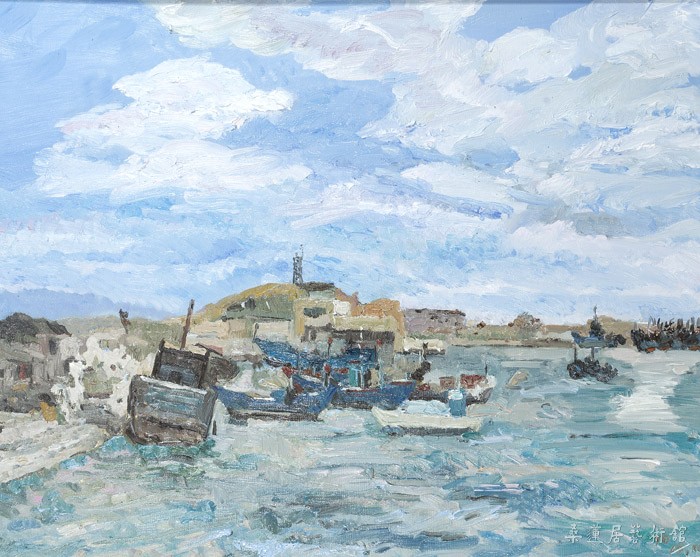 4 余丁 大岞渔港 100×80cm 缩图2