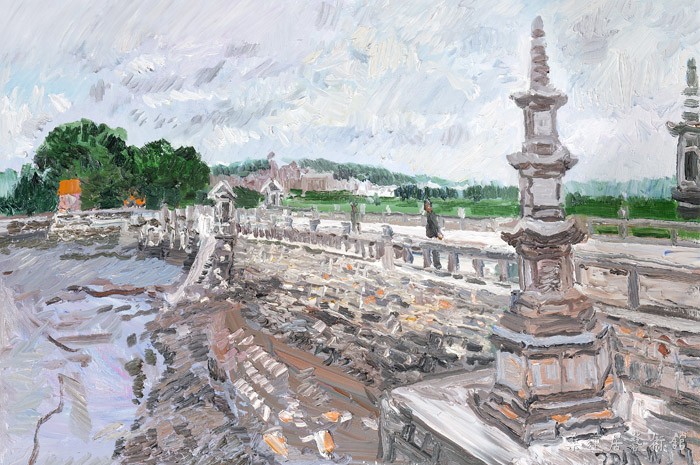 8 王建国 洛阳桥 120×80cm 缩图2