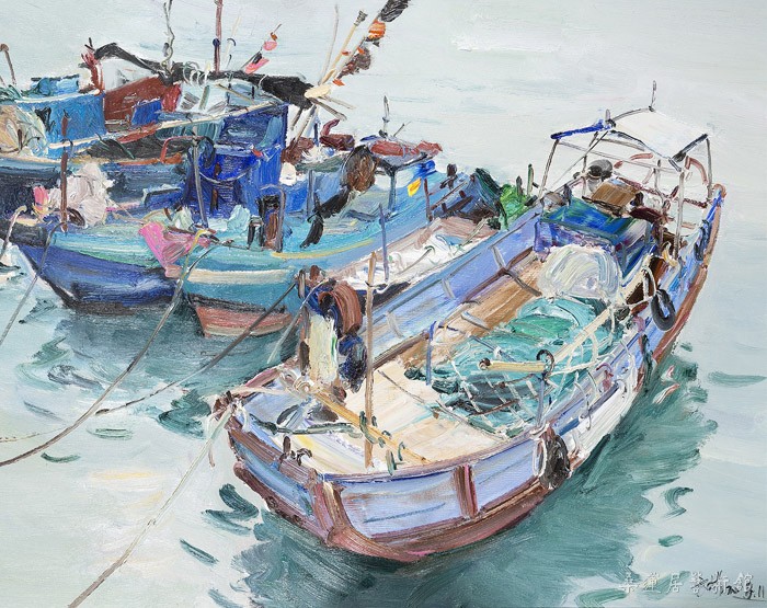6 袁文彬 大岞港乾 80×100cm 缩图2