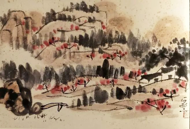 陈子庄作品《蜀山册》2