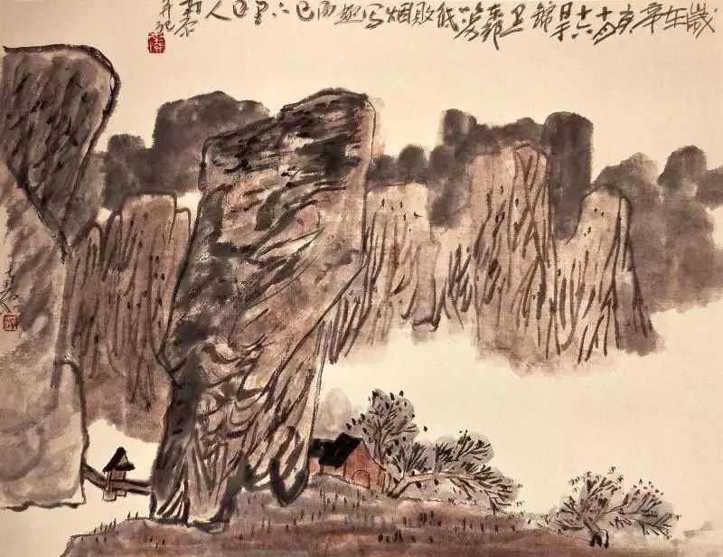 陈子庄作品《蜀山册》3