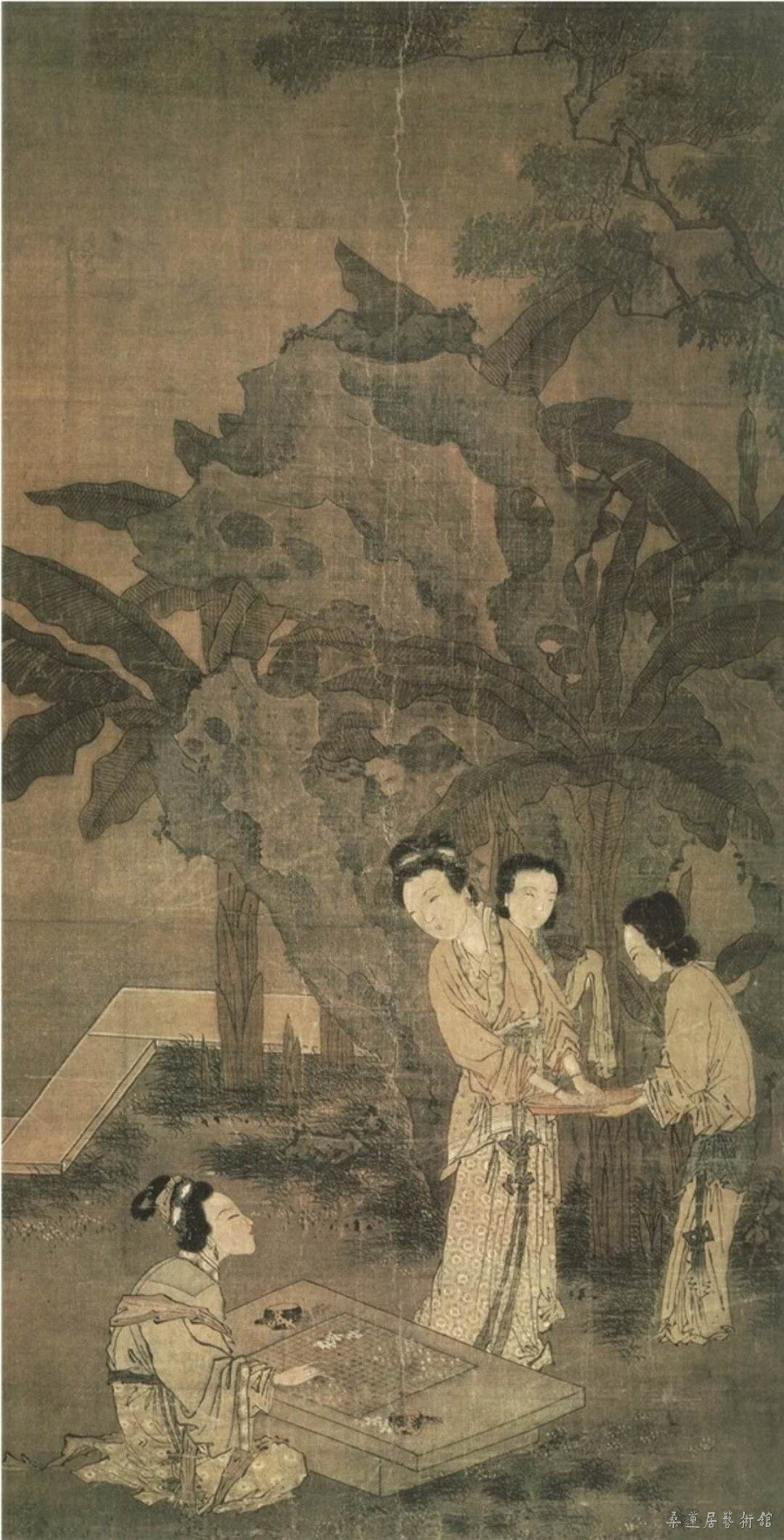 （明）姜隐 芭蕉美人图