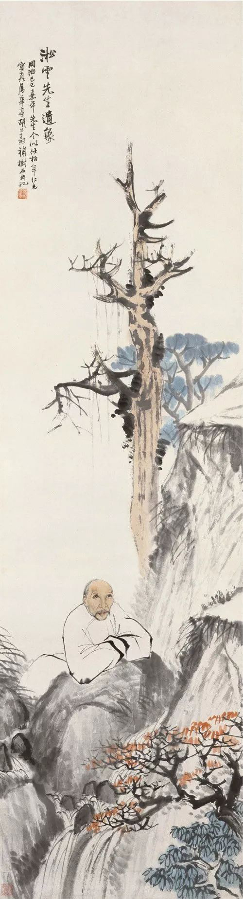任淞云像 立轴 纸本 设色 173.1cm×47.3cm 1869年 故宫博物院藏.jpg