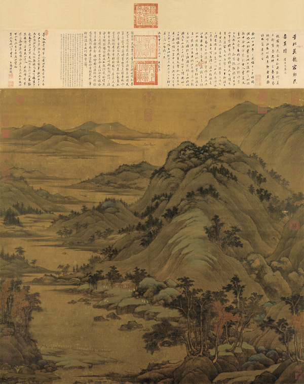 五代 董源 龙宿郊民图 绢本设色 156×160cm 台北故宫博物院藏 缩图 2