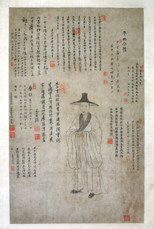 八大山人 个山小像 副本