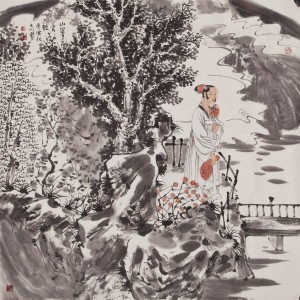 山翠云轻（仕女）